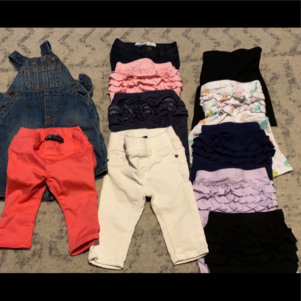 Lot 11 Baby Girl Bottoms